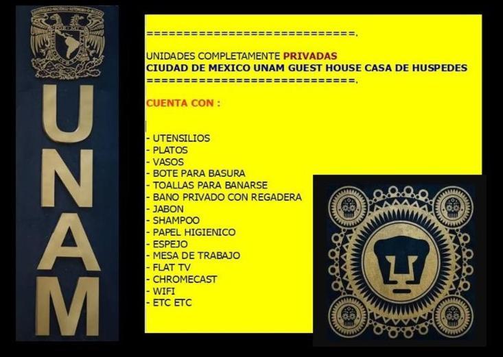 Ciudad De Mexico Unam Guest House Casa De Huespedes Bagian luar foto